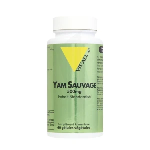 Vitall+ Yam Sauvage 500mg Gélules Végétales B/60
