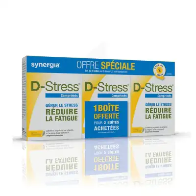 Synergia D-stress Stress & Fatigue Comprimés 3b/80 à Saint-Etienne