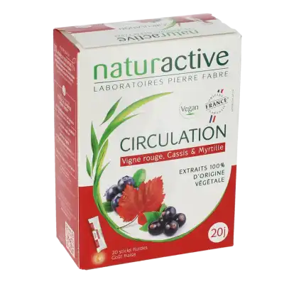 Naturactive Phytothérapie Fluides Solution Buvable Circulation 20 Sticks/10ml à Auterive