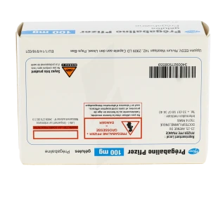 Pregabaline Pfizer 100 Mg, Gélule
