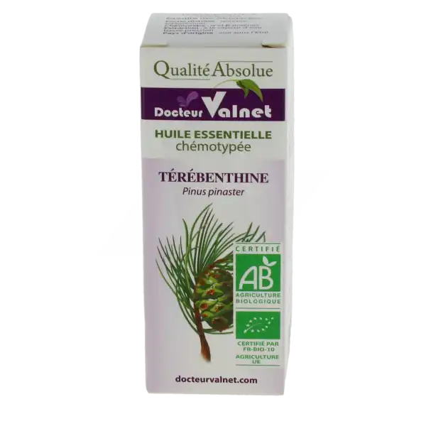 Docteur Valnet Huile Essentielle Bio, Terebenthine 10ml