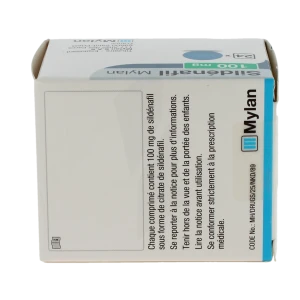 Sildenafil Viatris 100 Mg, Comprimé Pelliculé