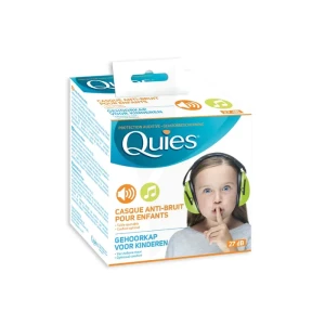 Quies Casque Anti-bruit Enfant Vert