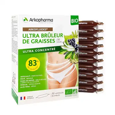Arkofluide Bio Ultraextract S Buv Ultra BrÛleur De Graisses 30amp/10ml à Le Breuil