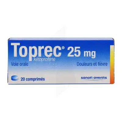 Toprec 25 Mg Comprimés Plq/20 à SAINT MARCEL