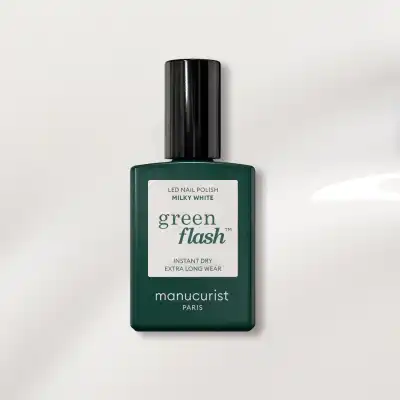 Manucurist Green Flash Vernis à Ongles Milky White 15ml à RUMILLY