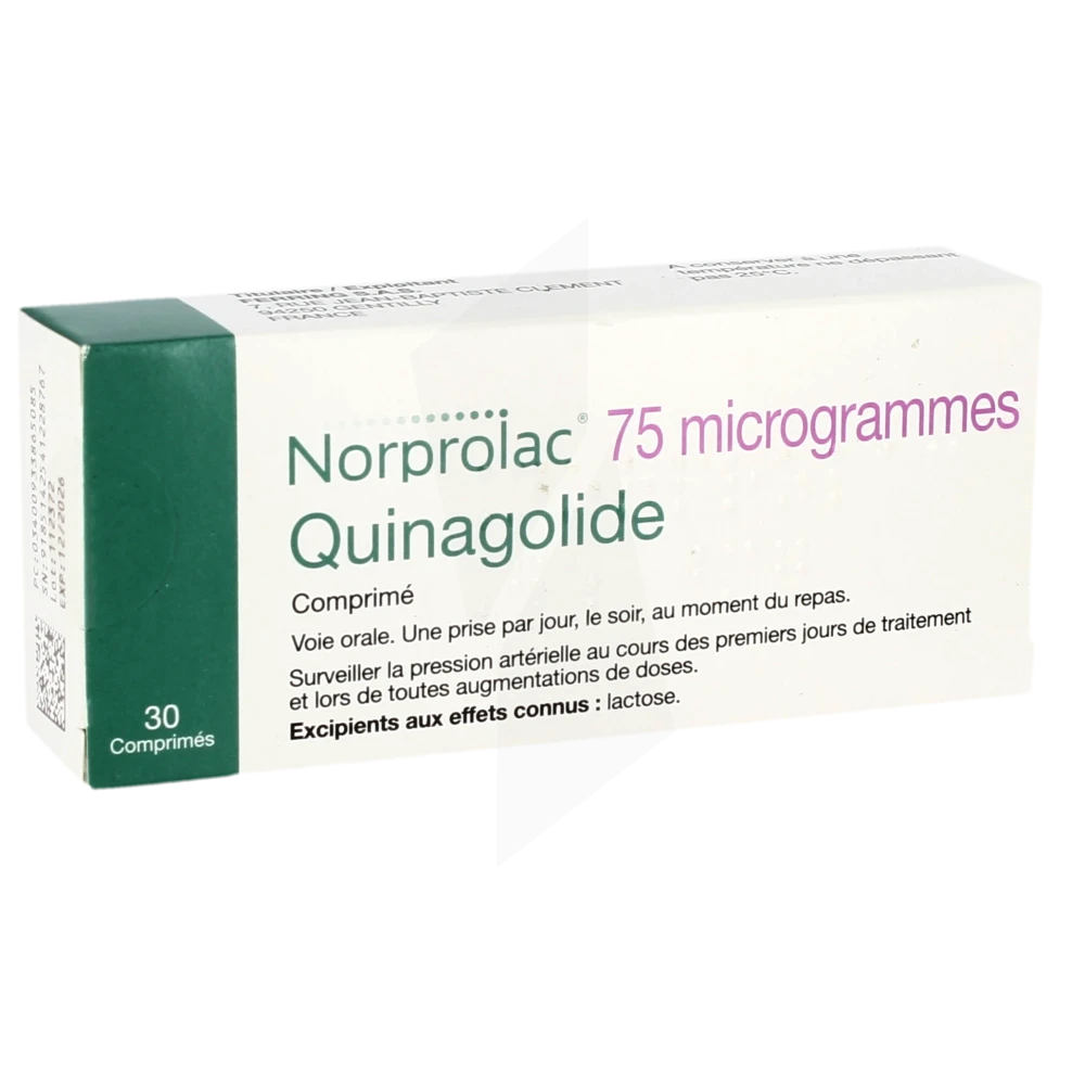 Norprolac 75 Microgrammes, Comprimé
