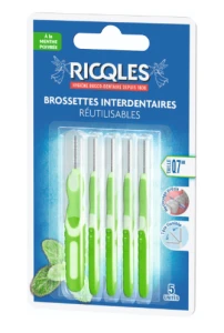 Ricqlès Brossettes Interdentaires Réutilisables 0,7mm B/5
