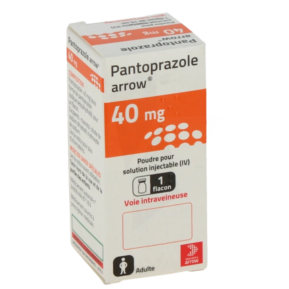 Pantoprazole Arrow 40 Mg, Poudre Pour Solution Injectable (iv)