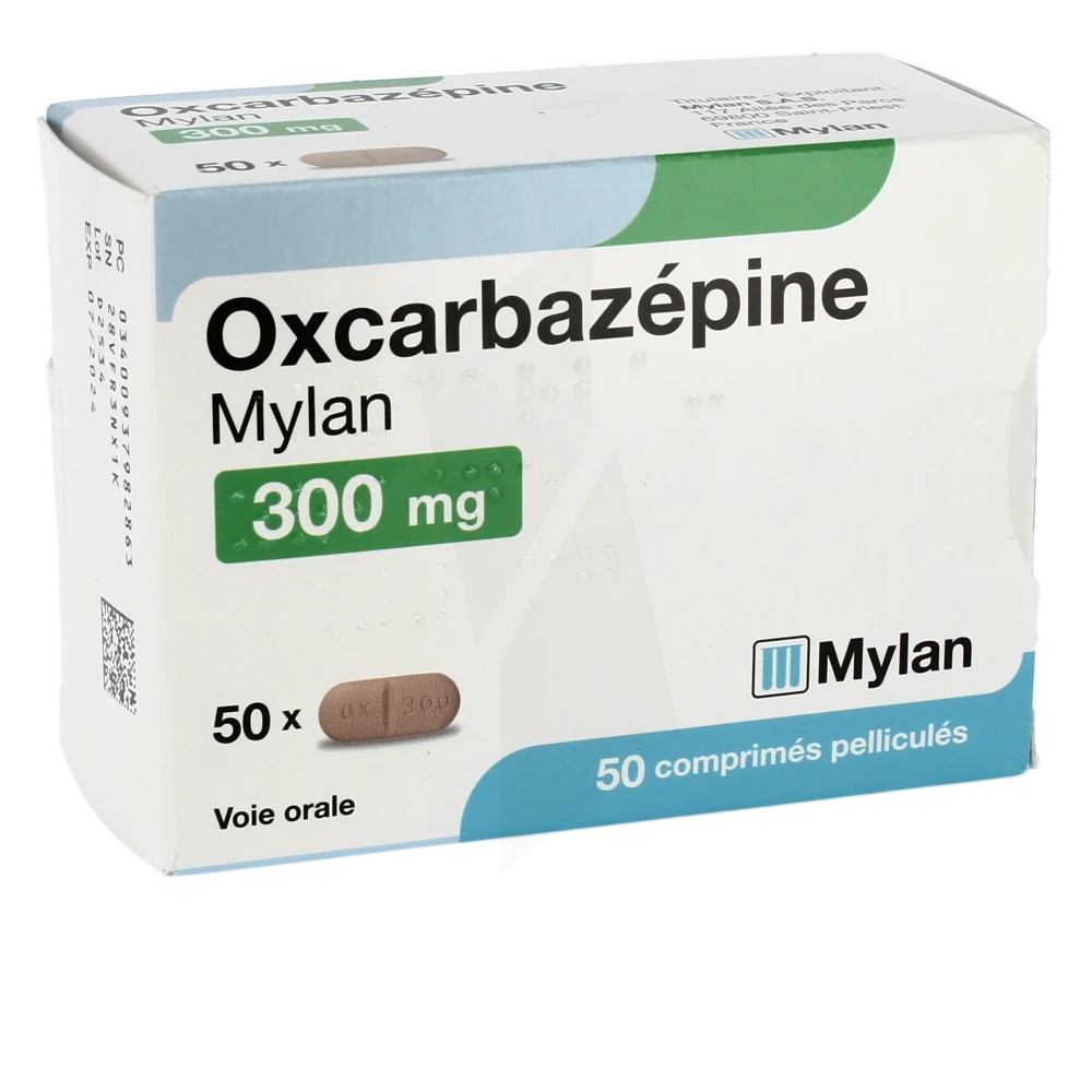 Oxcarbazepine Viatris 300 Mg, Comprimé Pelliculé