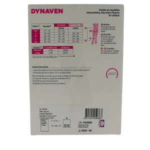 Sigvaris Dynaven Transparent Chausettes Morpho- Classe 2 Femme Noir Normal S