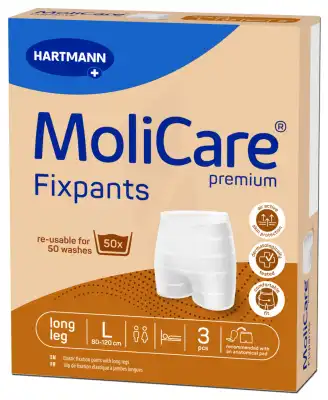 Molicare Premium Fixpants - Slip Jambe Longue -taille L B/25 à Angers