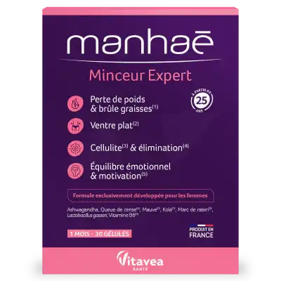 Nutrisanté Manhae Minceur Gélules B/30 à Paris