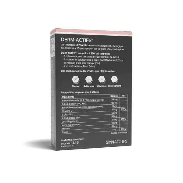 Aragan Synactifs Dermactifs Gélules B/30