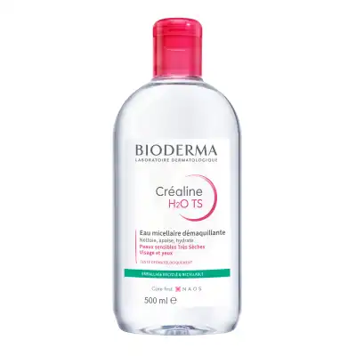 Bioderma Créaline H2o Ts Eau Micellaire Démaquillante Peau Très Sèche 500ml à QUINCY-SOUS-SÉNART