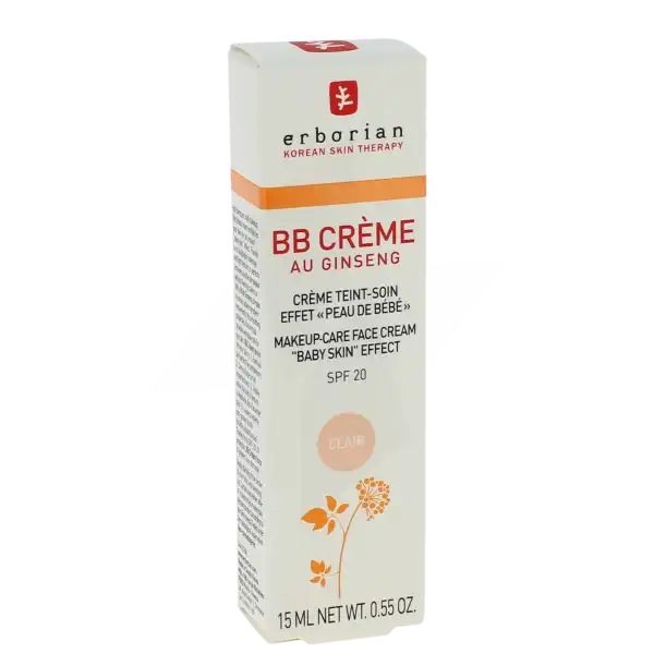 Erborian Bb Crème Au Ginseng Clair T/15ml