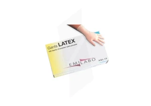 Gants Examen Latex Sans Poudre /100 Taille S