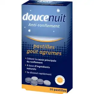 DOUCENUIT ANTIRONFLEMENT PASTILLES aux agrumes, bt 16