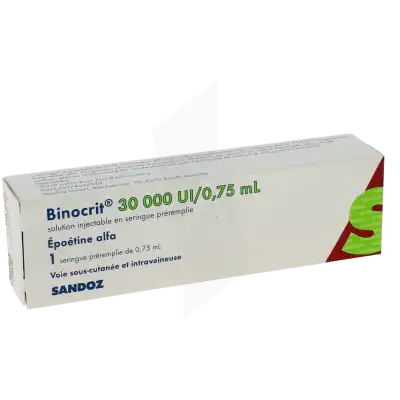 Binocrit 30 000 Ui/0,75 Ml, Solution Injectable En Seringue Préremplie à Hagetmau