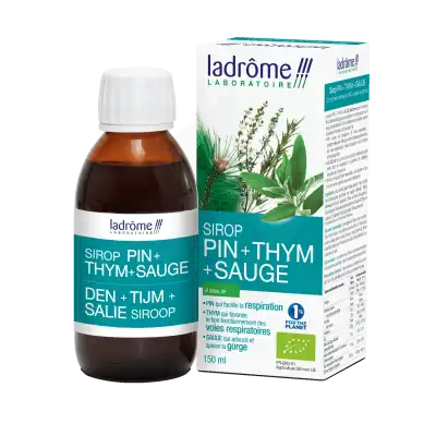 Ladrôme Sirop Pin Thym Sauge 150ml à Gardanne
