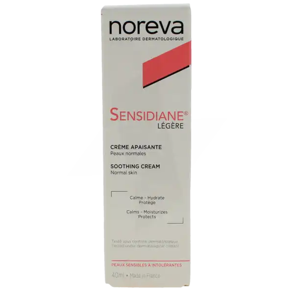 Noreva Sensidiane Crème Apaisante Légère T/40ml