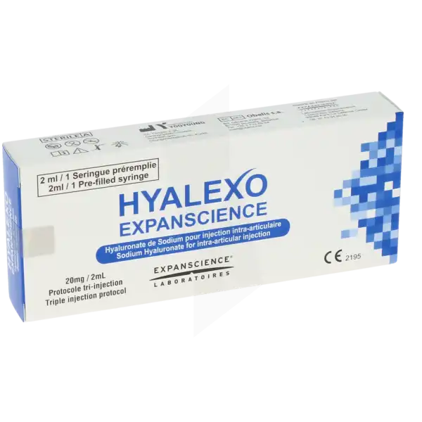 Hyalexo Expanscience Solution Injectable 1 Seringue Préremplie/2ml