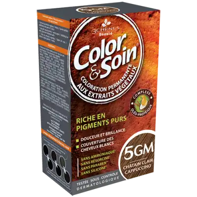 Acheter COLOR&SOIN Kit coloration permanente 5GM châtain clair cappucino à TOULON