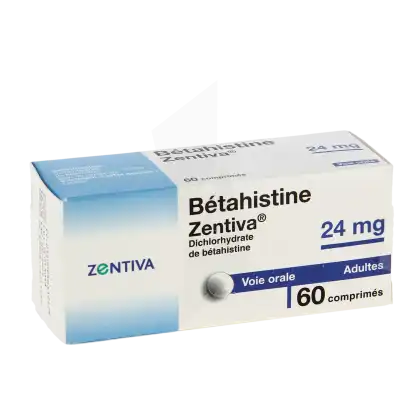 Betahistine Zentiva 24 Mg, Comprimé à Bassens