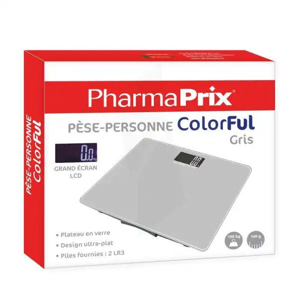 Pèse Personne Colorful Gris