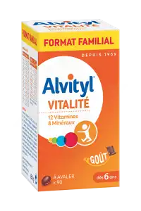 Alvityl Vitalité à Avaler Comprimés B/90 à LA COTE-SAINT-ANDRÉ