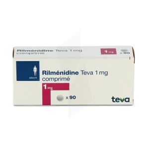 Rilmenidine Teva 1 Mg, Comprimé