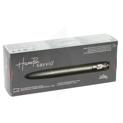 Humapen Savvio Stylo Injecteur Insuline Anthracite à DIGNE LES BAINS