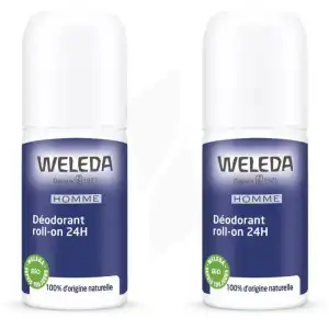 Weleda Duo Déodorant Roll-on 24h Homme 100ml à CERNAY