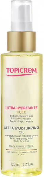 Topicrem Ultra-hydratation Corps Huile Spray/125ml