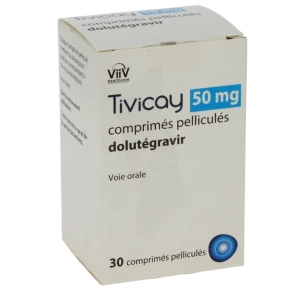 Tivicay 50 Mg, Comprimé Pelliculé