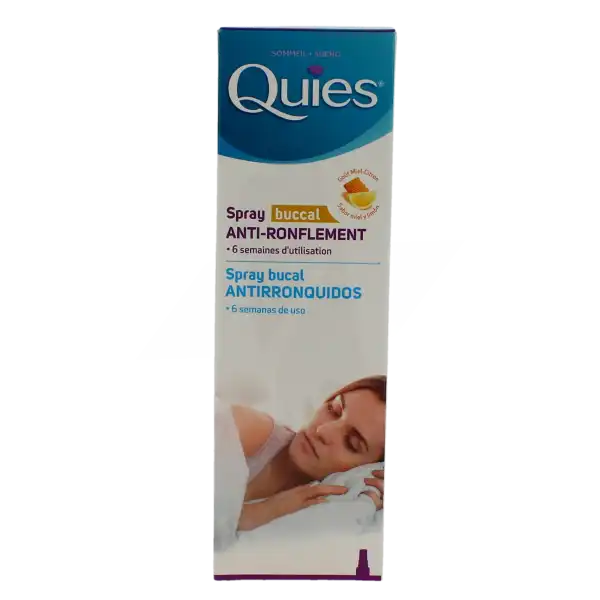 Quies S Bucc Anti-ronflement Miel Citron Spray/70ml