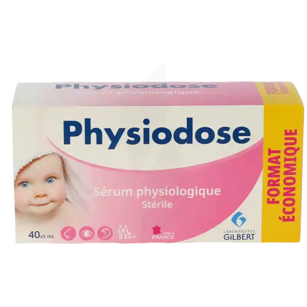 Physiodose Solution Sérum Physiologique 40unidoses/5ml