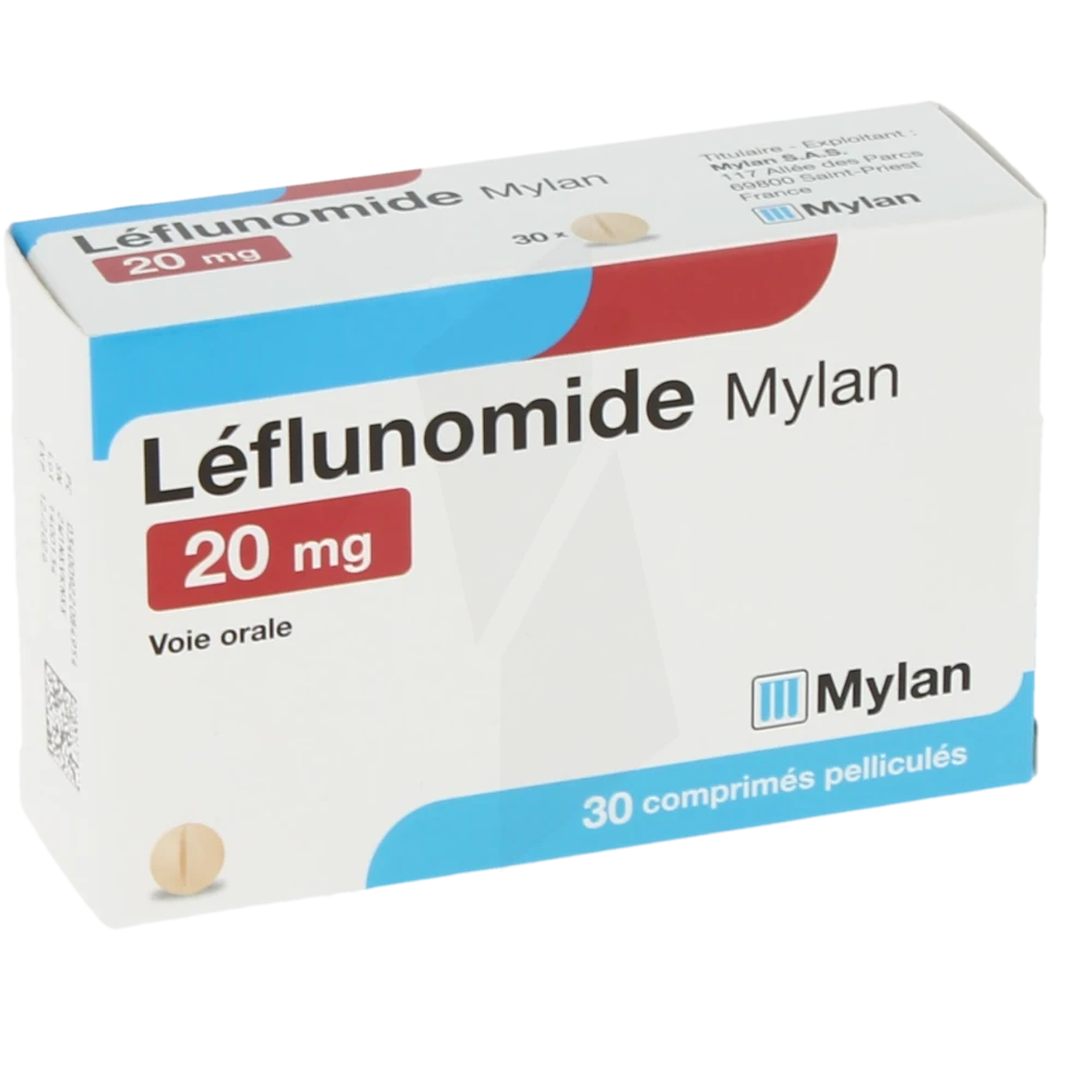 Leflunomide Viatris 20 Mg, Comprimé Pelliculé