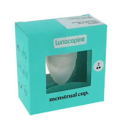 LUNACOPINE Coupelle menstruelle transparente T2 B/1