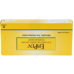 Epipen 0,30 Mg/0,3 Ml, Solution Injectable En Stylo Pré-rempli