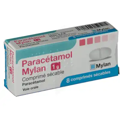 PARACETAMOL VIATRIS 1000 mg, comprimé sécable
