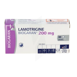 Lamotrigine Biogaran 200 Mg, Comprimé Dispersible