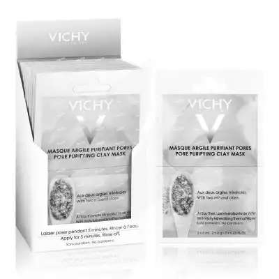 Vichy Masque Bidoses Argile Purifiant 2*sachets/6ml à DURMENACH