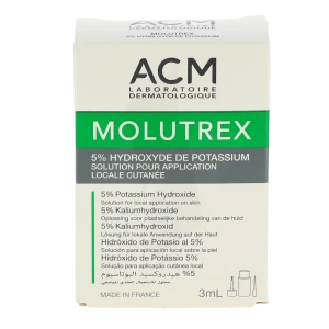 Acm Molutrex Solution Pour Application Locale Traitement Du Molluscum Contagiosum Fl Appl/3ml