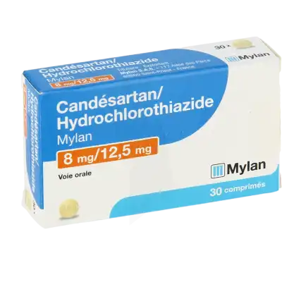 Candesartan/hydrochlorothiazide Viatris 8 Mg/12,5 Mg, Comprimé à SAINT-SAENS
