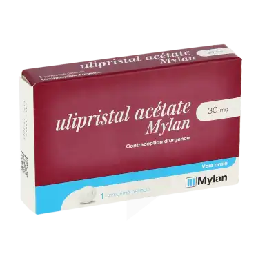 Ulipristal Acetate Viatris 30 Mg, Comprimé Pelliculé à Libourne