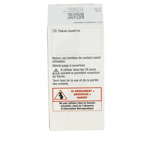 Dorzolamide/timolol Viatris 20 Mg/ml + 5 Mg/ml, Collyre En Solution