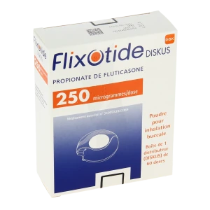 Flixotide Diskus 250 Microgrammes/dose, Poudre Pour Inhalation En Récipient Unidose