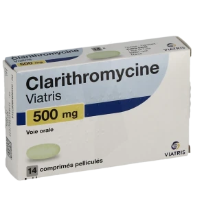 Clarithromycine Viatris 500 Mg, Comprimé Pelliculé