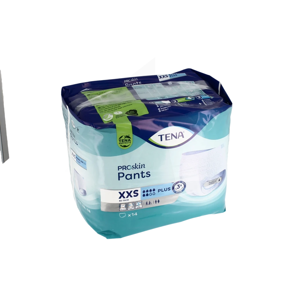 Tena Pants Proskin Plus Slip Absorbant Xxs Sac/14